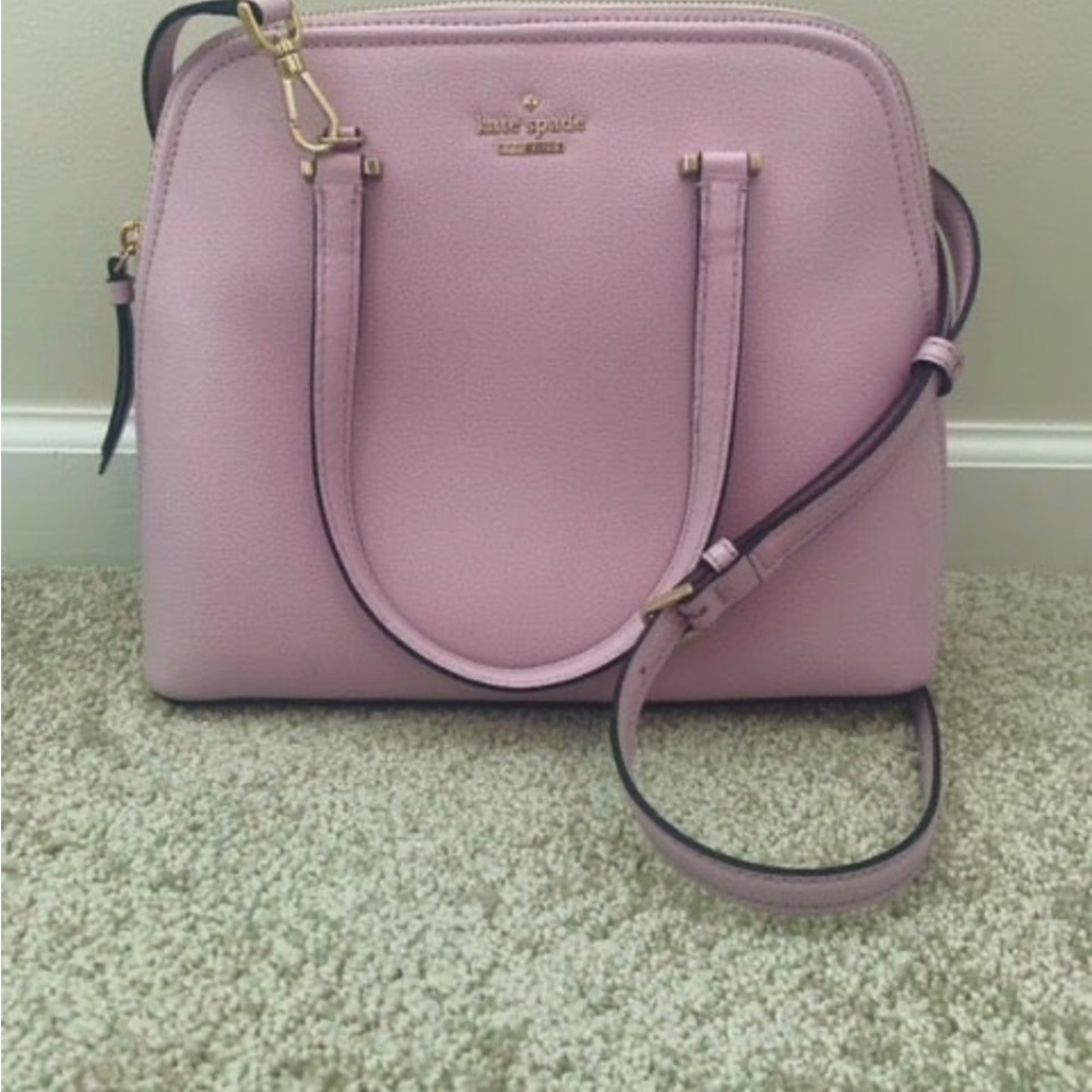 Kate Spade Patterson Drive Medium Dome Satchel - Lilac like new